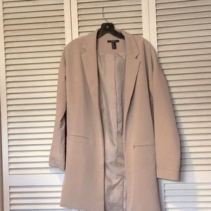 Tan suit jacket by forever 21 size medium
